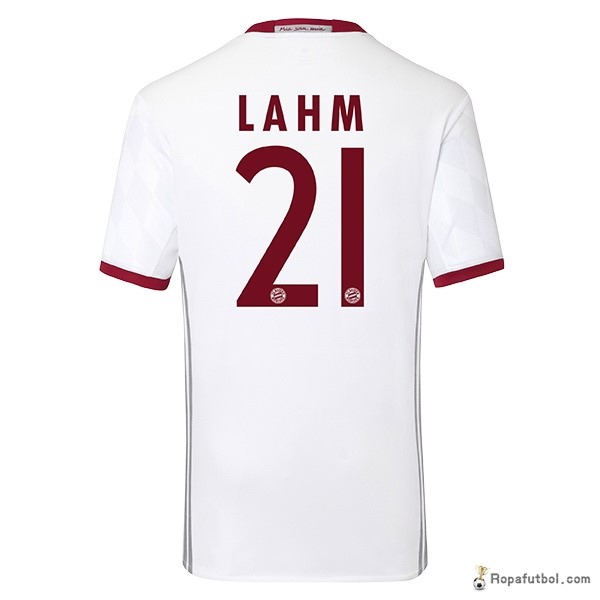 Camiseta Bayern de Múnich Replica Tercera Ropa Lahm 2016/17 Blanco